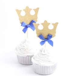 Crown cupcake toppers