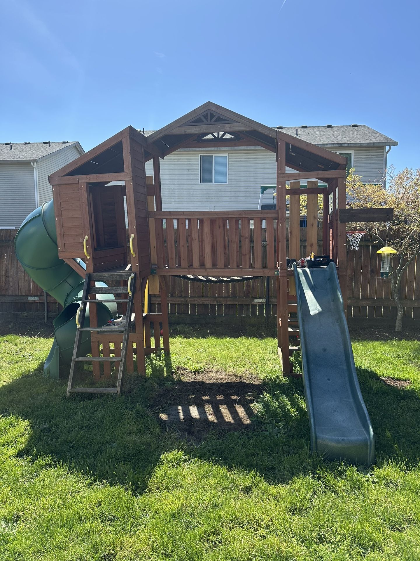 KidKraft Backyard Swing And Slide Set