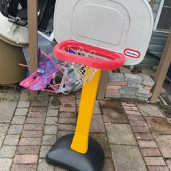 A Nice Size Basketball Hoop For Children To Enjoy Outside (NO SHIPPING)