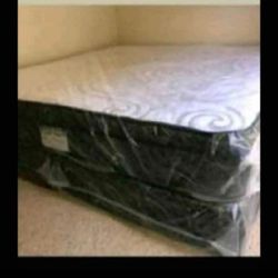 King size new thick pillow top bed can deliver 