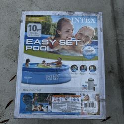 NEW Intex 10ft X 30in Easy Set Inflatable Swimming Pool W/ Filter Pump 28121EH