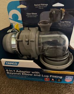 4-in-1 Adapter with Bayonet Elbow and Tab Connector