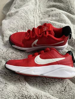 Shirt(new) With Matching Shoes. Perfect Condition. Little Kid size 11  Plus  Nike Shirt Size 4. 