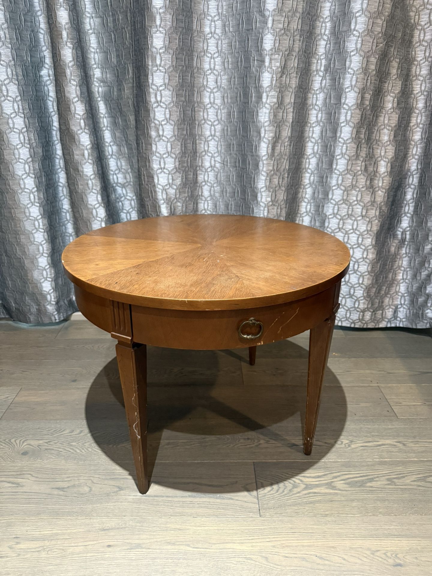 Wood End Table