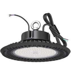 BFT LED High Bay Light 240W UFO 5000K 36,000LM,0-10V Dimmable,1000W HID/HPS Replacement,UL 6-Foot Cable,UL Certified Driver IP65,Hook Mount,Shop Light