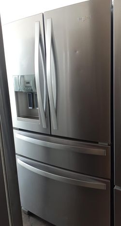 Whirlpool 4-Door Stainless Steel Fridge
