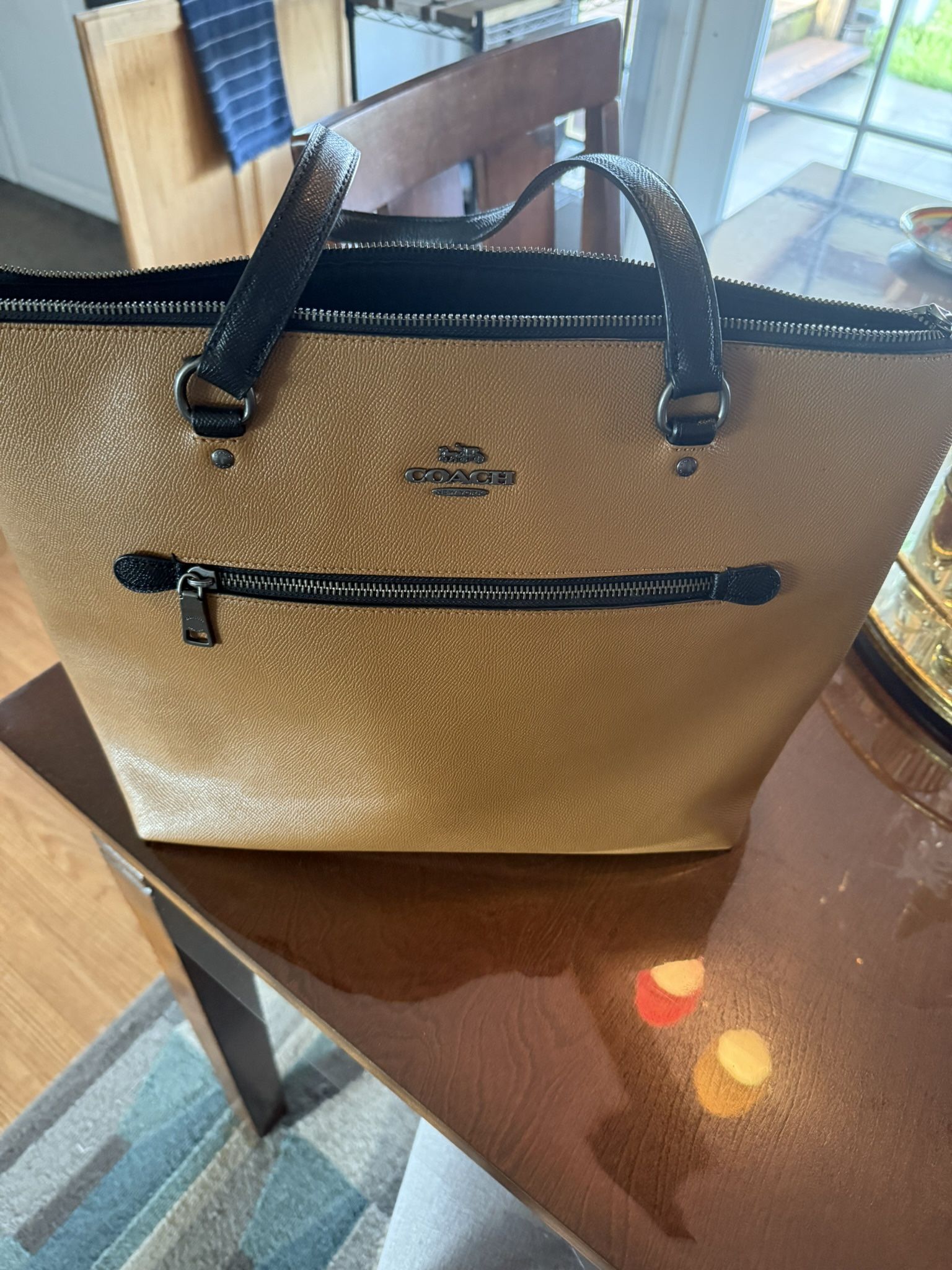 Coach Tote Camel