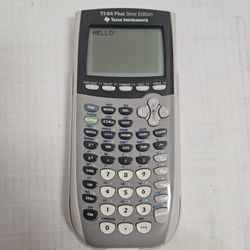 TEXAS INSTRUMENTS TI-84 PLUS SILVER EDITION GRAPHING CALCULATOR 