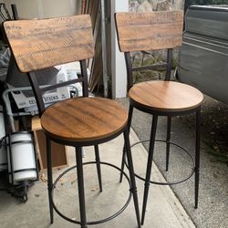 2 Bar Stools - $50 Each Good Condition