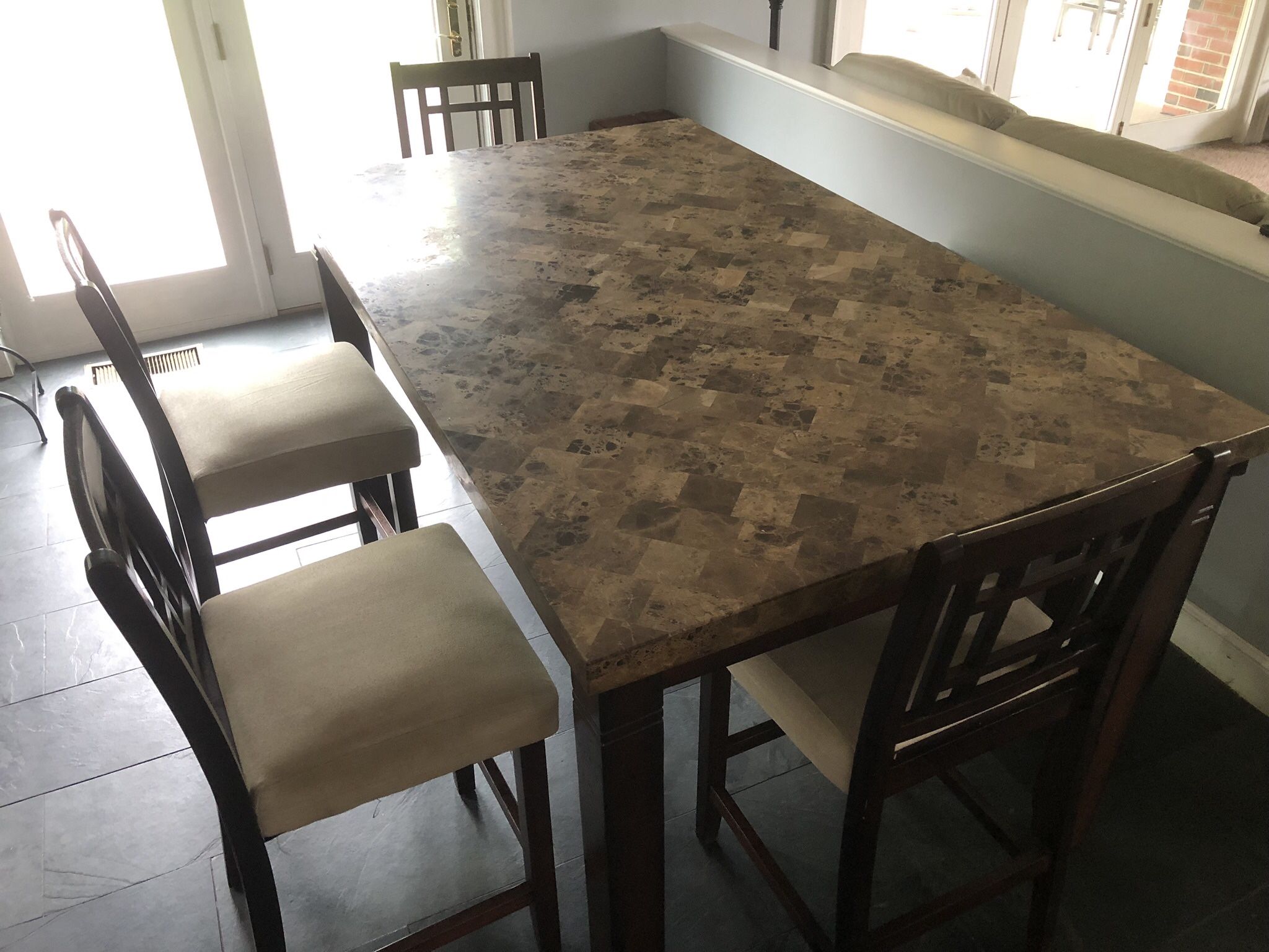 Table 4 Chairs and Bench