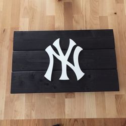 Yankees Wood Sign
