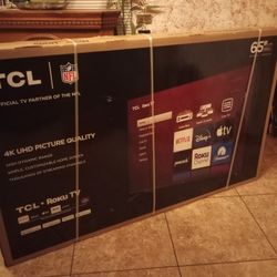 TCL 65"  4K UHD  Roku TV