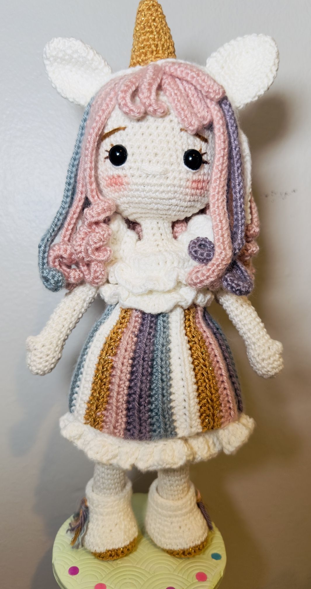 Crochet Unicorn Doll