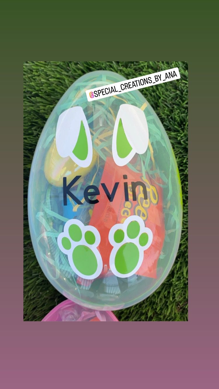Personalized Easter Eggs 🎉🐰 Order Yours today😊