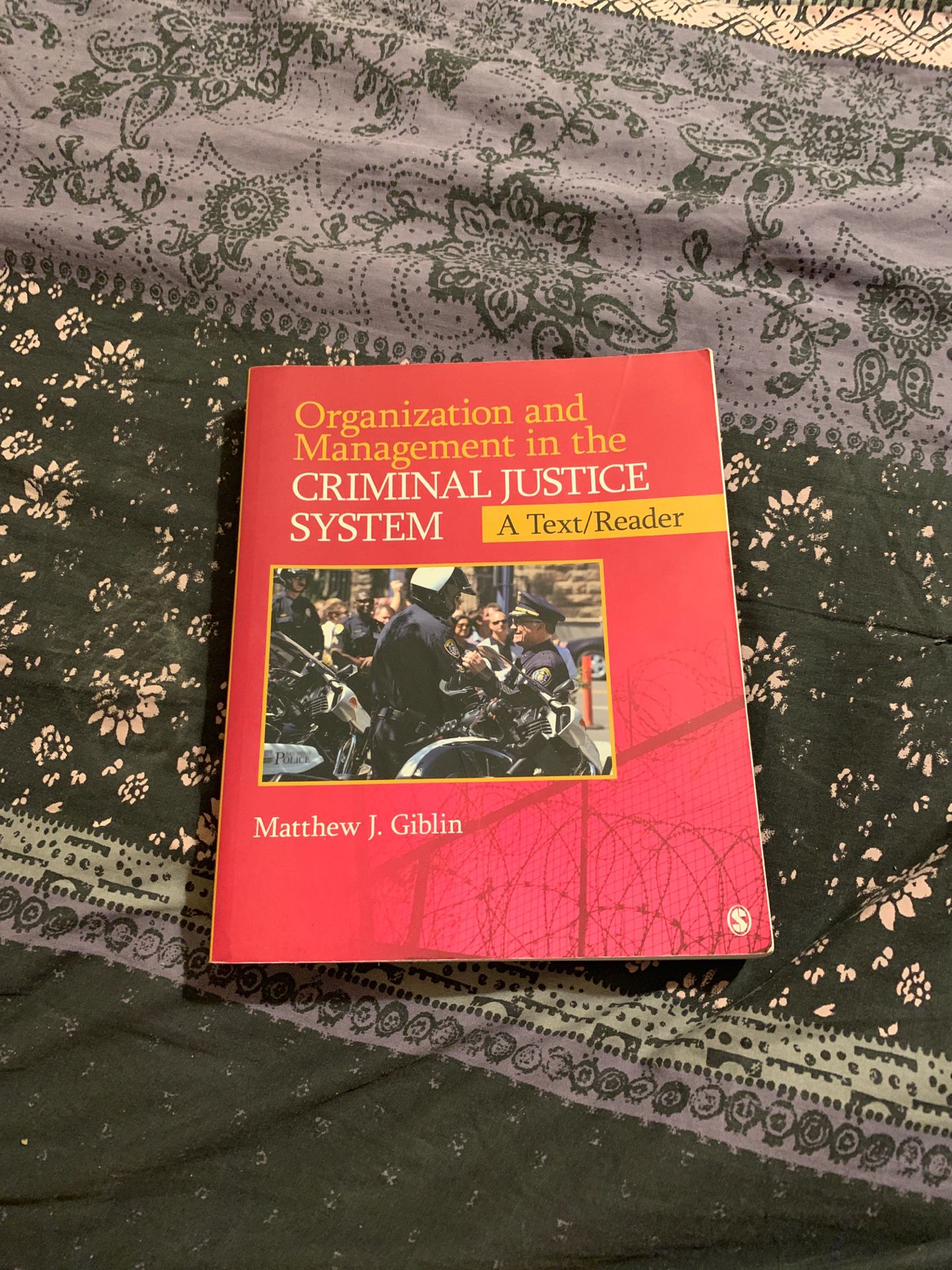 Organization & Management in the Criminal Justice System
