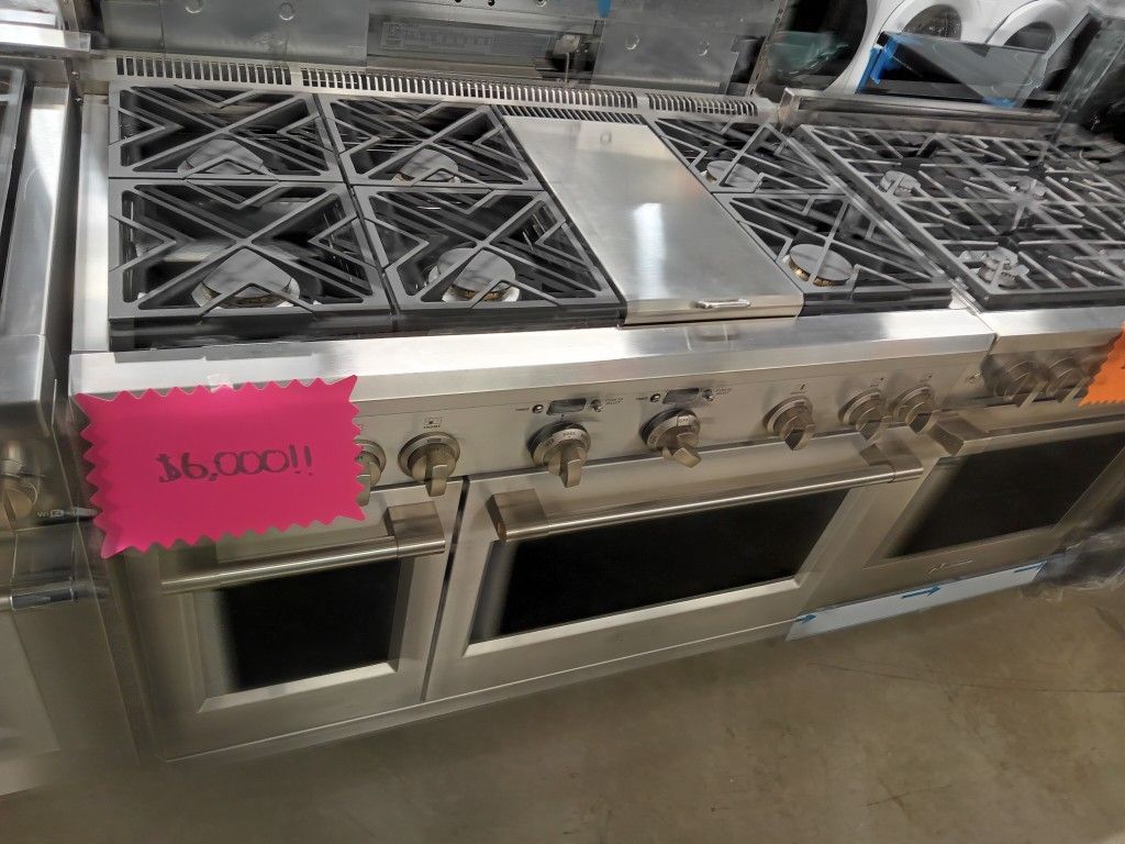 GE MONOGRAM 48 INCH WIDE GAS RANGE Cooktops & Ovens