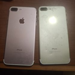 2  iphone 8 + onin excelent condition and the has a broken screen but works otherwise good for use or for parts