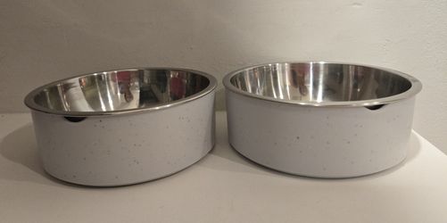 Set of Pet Food/Water Bowls