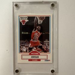 Selling Rare Michael Jordan Fleer 90 Basketball Card ($5000)