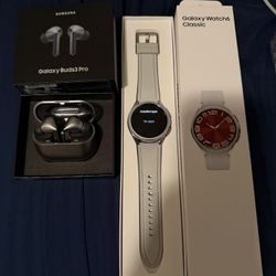 Samsung Watch 6 Classic 43mm & Samsung Buds 3 Pro