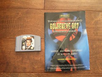 007 Goldeneye Nintendo N64 with Strategy Guide