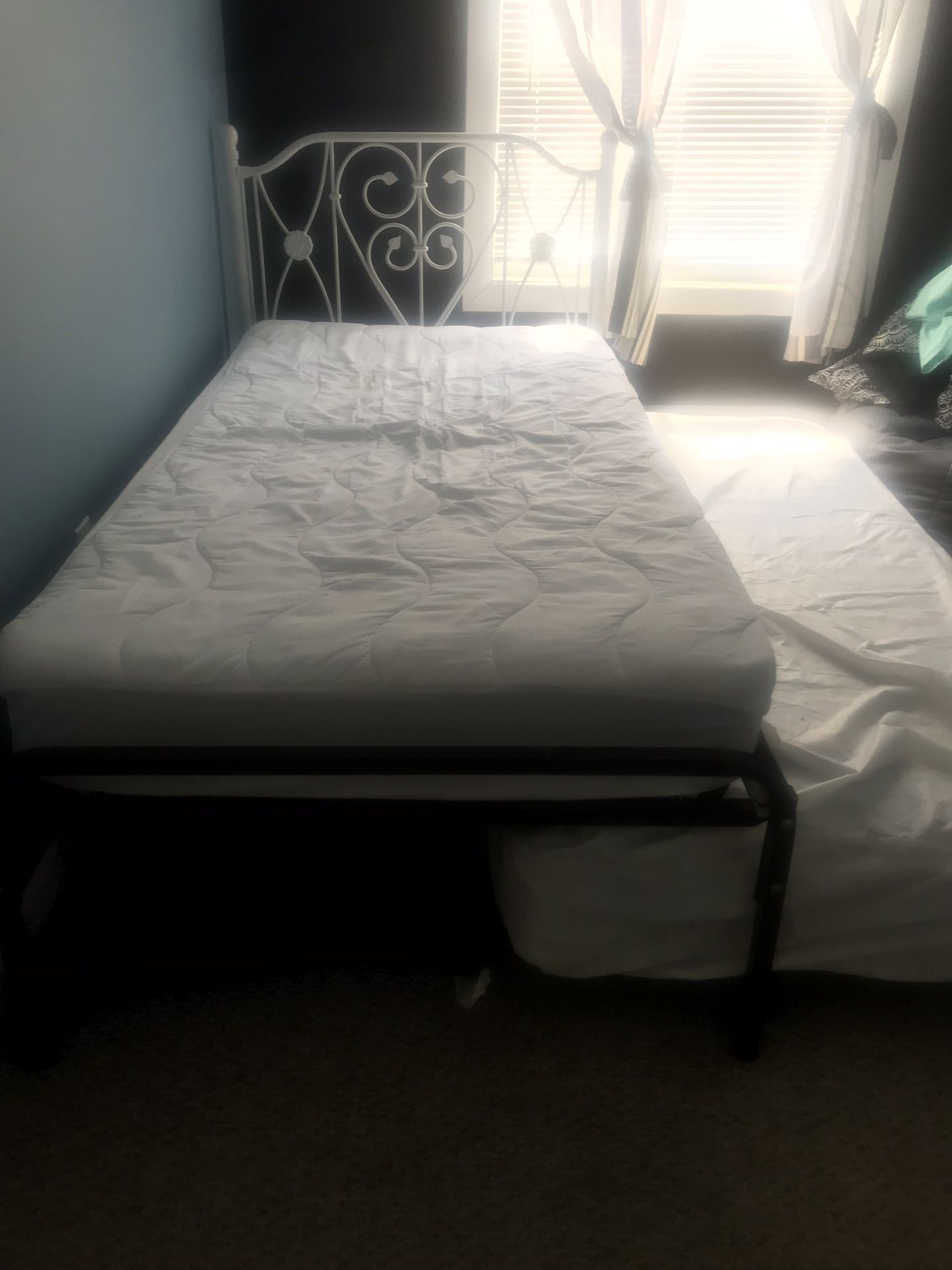 twin bed with double bed