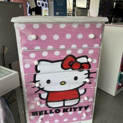 Hello Kitty Solid Wood Dresser Different Characters Available 