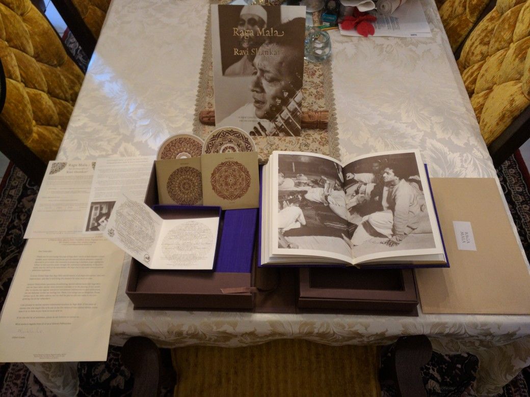 Limited Edition Ravi Shankar Raga Mala autobiography box set
