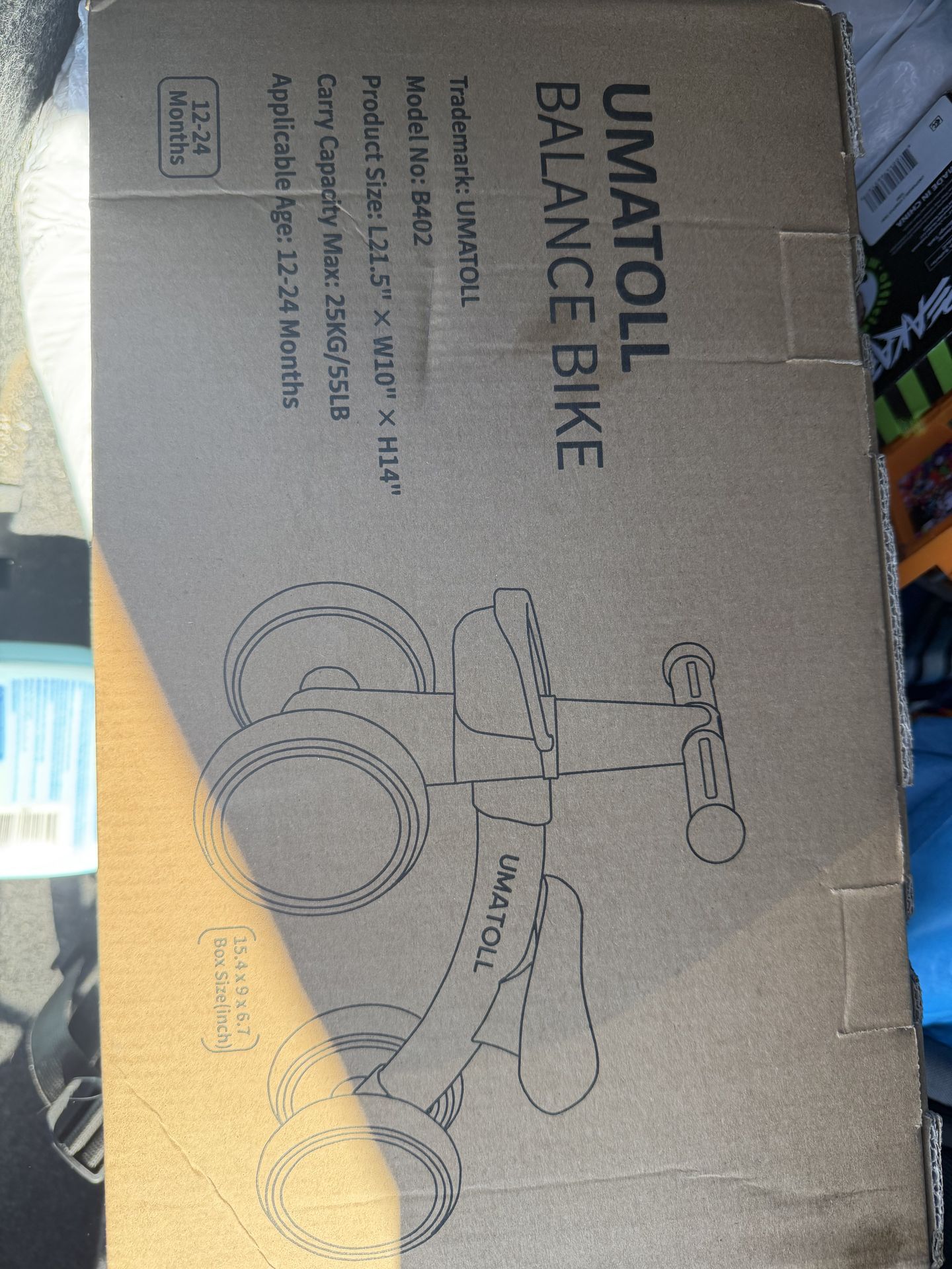 Balance bike for toddler