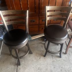 2  stool chairs