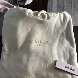 Essentials “ Fear Of God “ Hoodie Canary Yellow