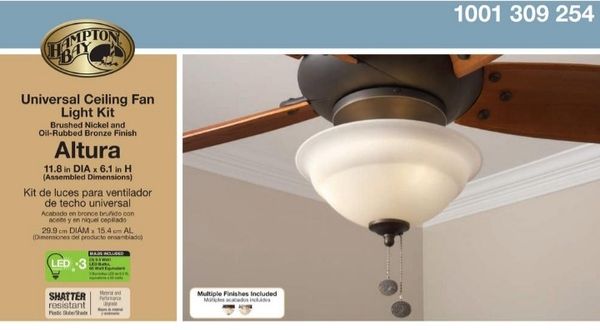 Hampton Bay Altura LED Ceiling Fan Light Kit for Sale in Holiday, FL