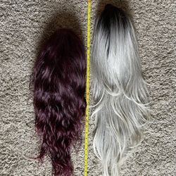 2 Synthetic Wigs