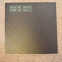 Talking Heads Fear Of Music vinyl record album