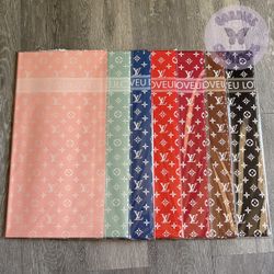 Designer Floral Boquet Wrapping Paper