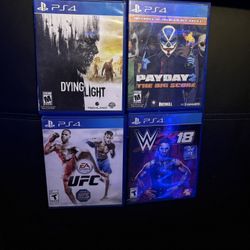 4 PS4 Games For $30