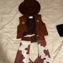 Cow Boy Costume Med 7/8