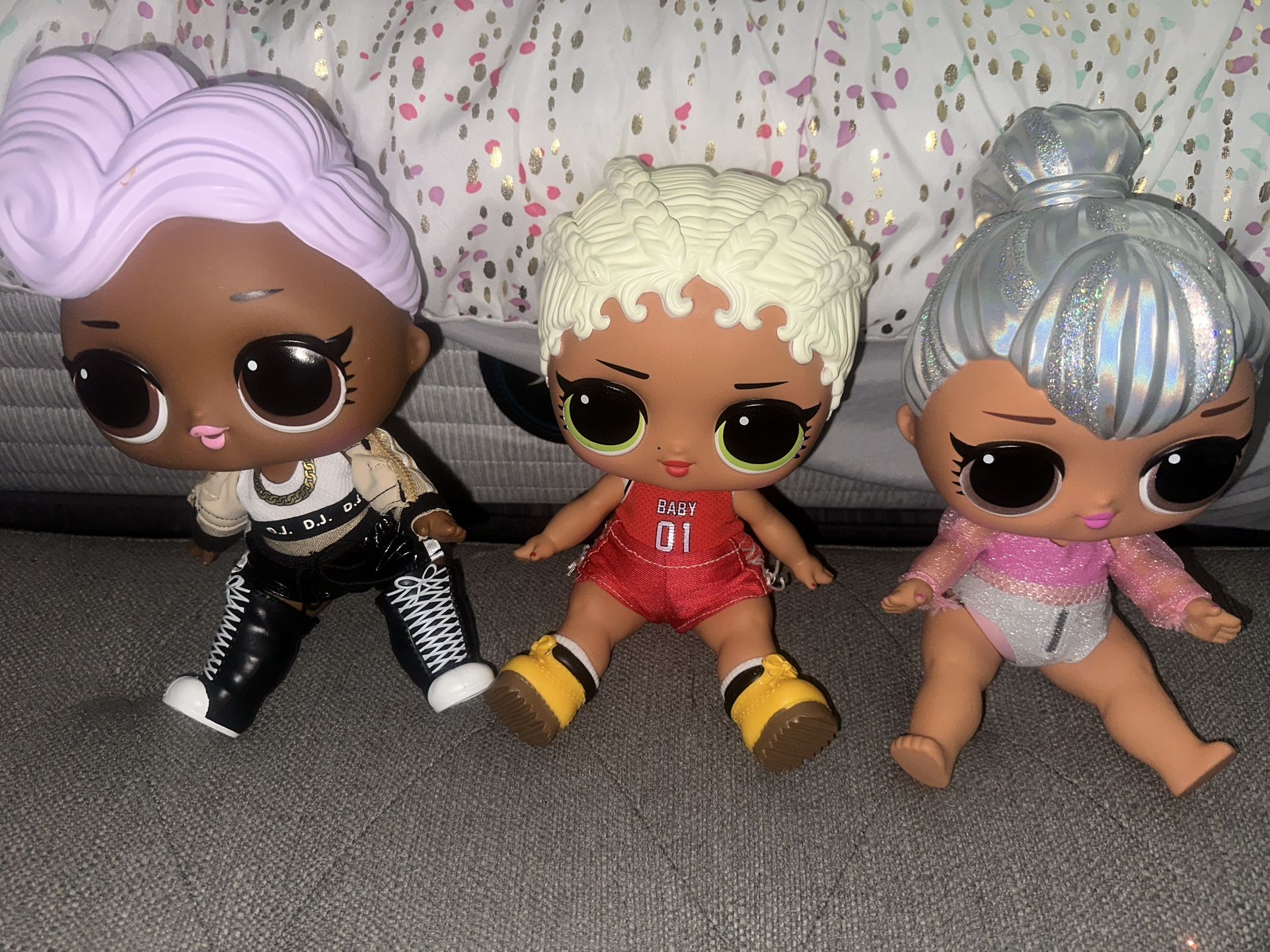 3 Big Baby Lol Dolls 