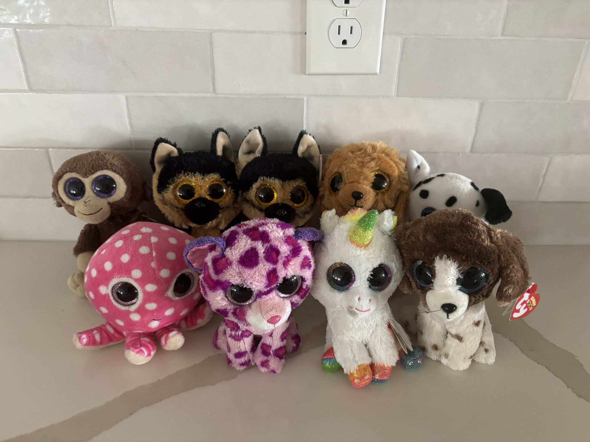Collection of Ty Beanie Boos / Dolls, popular stuffed animal plush toys, $5 each