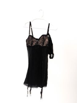 Vintage Euro Corset Slip Dress 