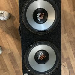 12” JBL Subwoofers in Bbox