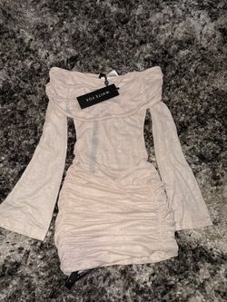 NEW white fox dress