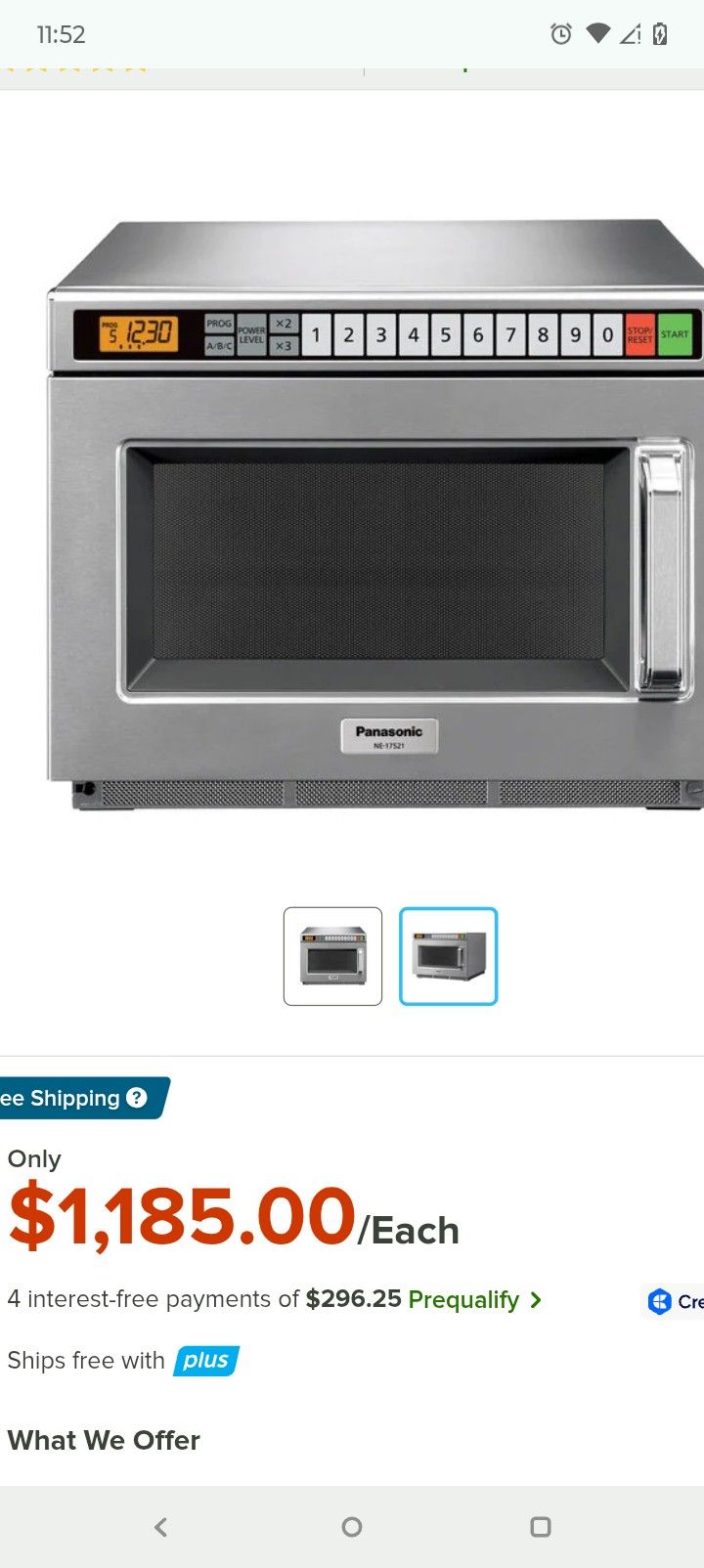Used Conventional Microwave