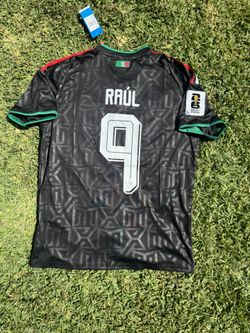 Mexico Jersey Raul #9 Black/ Negra