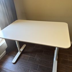 White Metal Desk / Table 