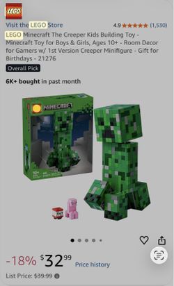 Mine craft Creeper Lego Set