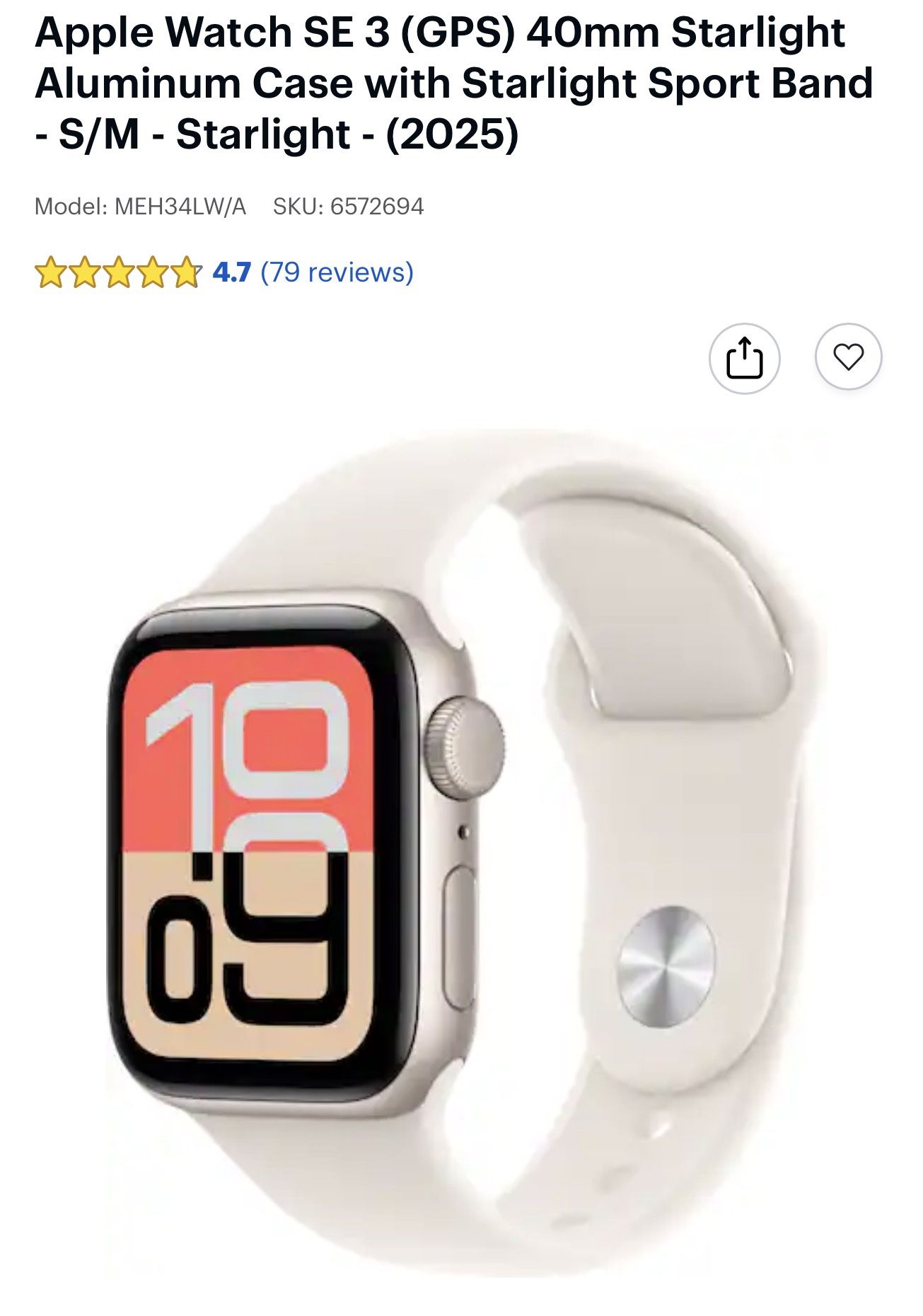 🎄Apple Watch NEW MEH34LW/A