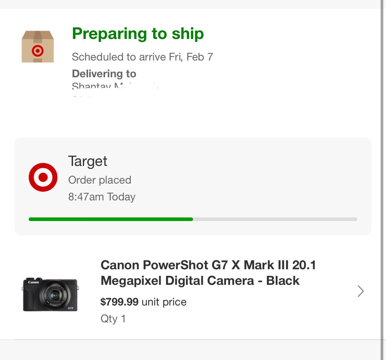 Canon G7X Mark iii - Brand New