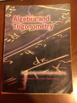 Algebra and trigonometry csula