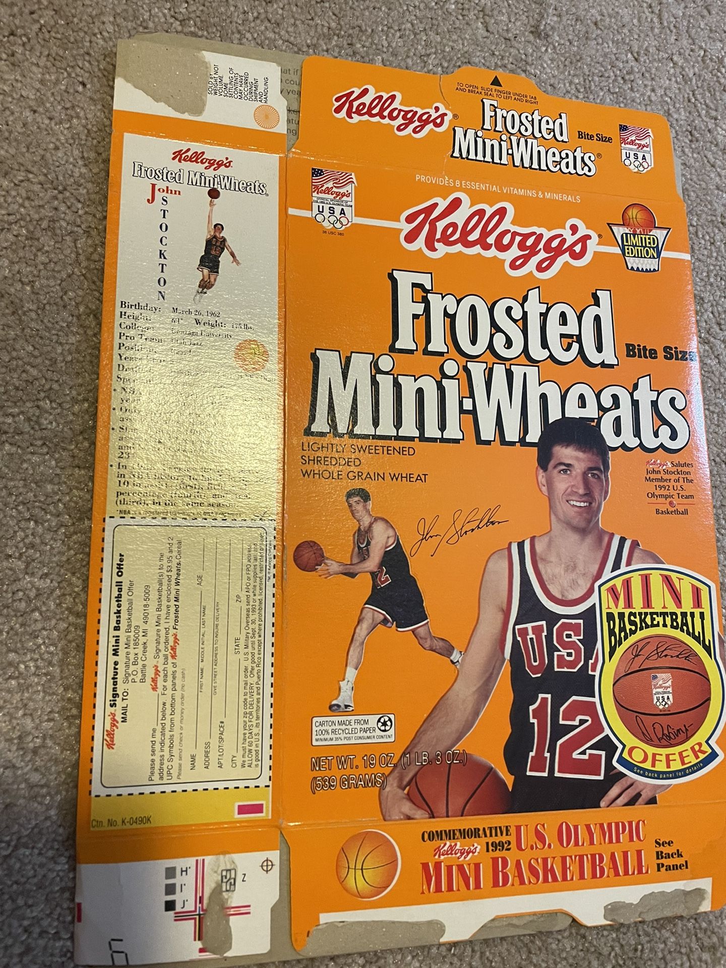 Kellogg’s Mini-Wheats With John Stockton
